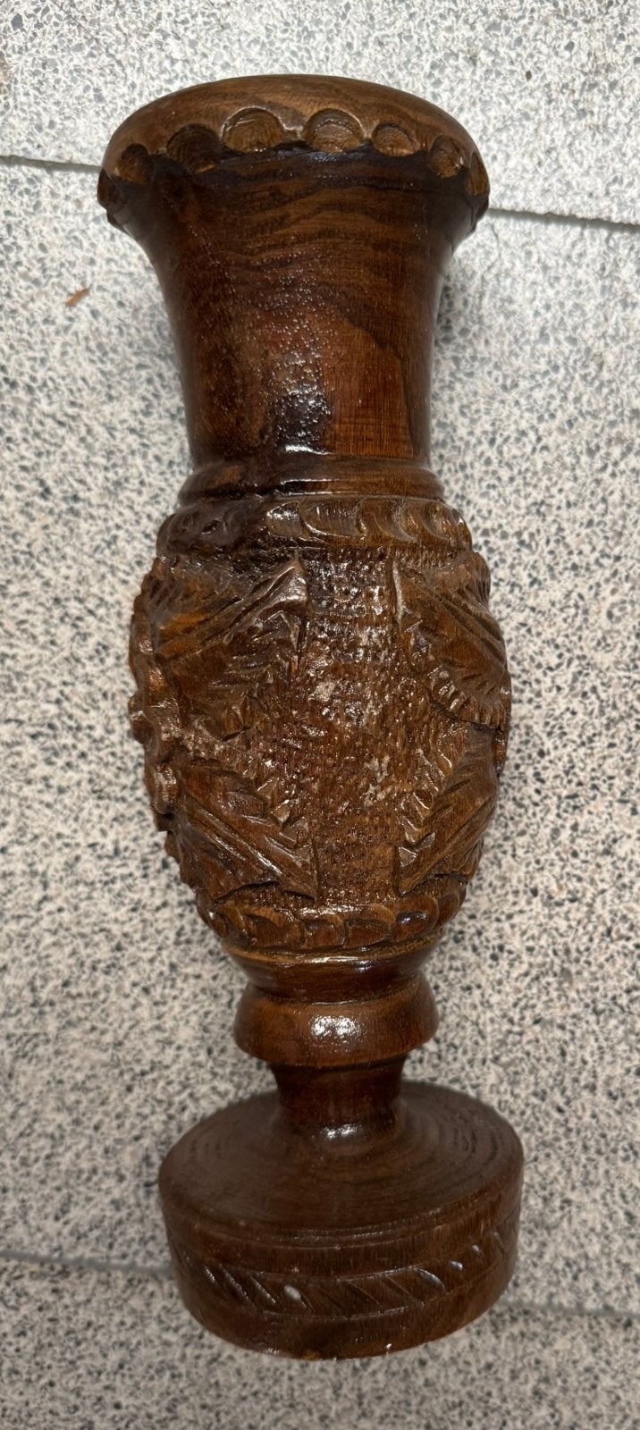 Vase décoratif en bois, Enlèvement