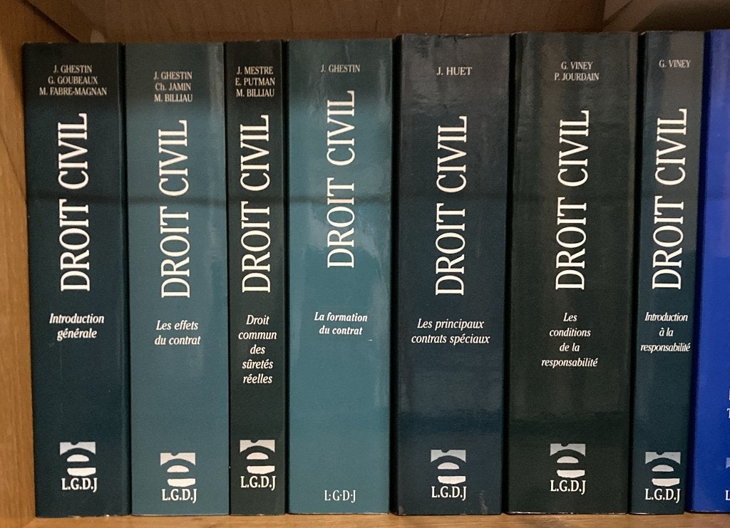 Traité de droit civil dir. Jacques Ghestin, 7 vol., Livres, Juridique et Droit, Enlèvement, Utilisé, Jacques Ghestin