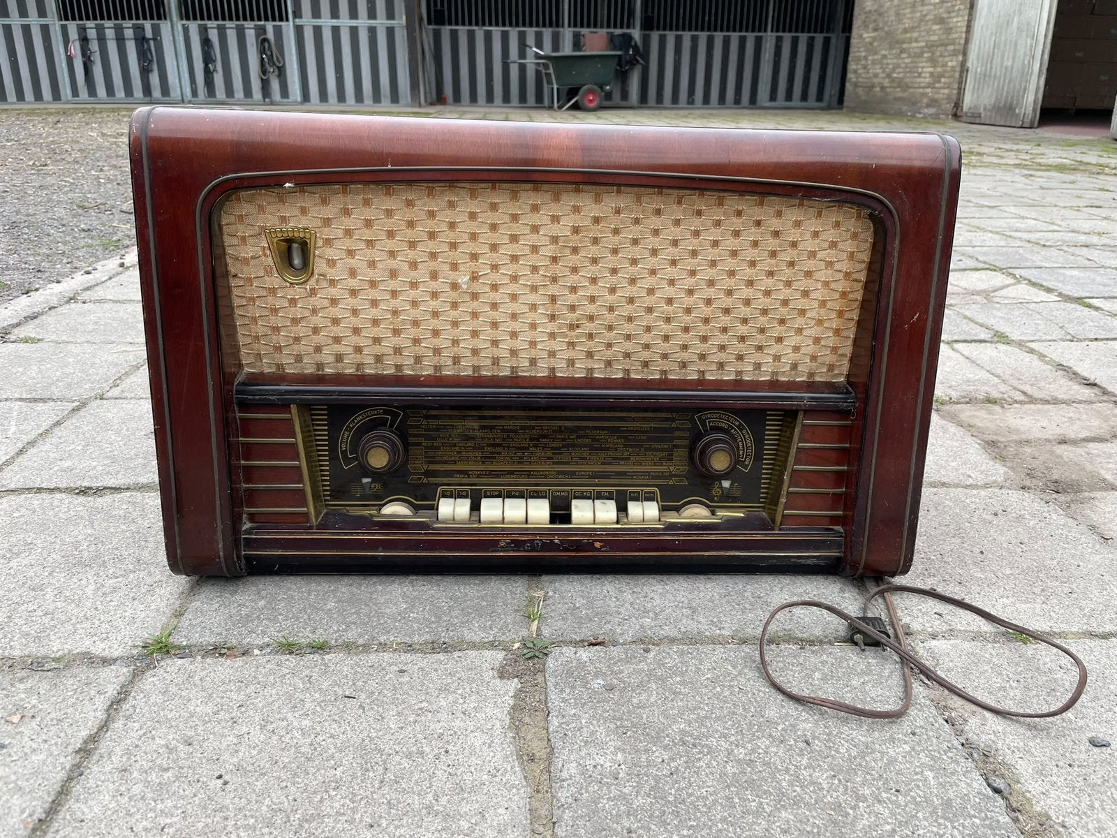 Oude radio, Antiek en Kunst, Ophalen