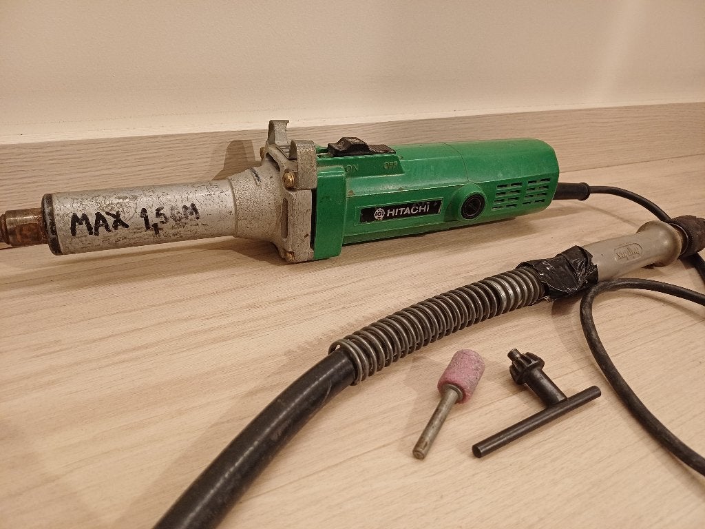 HiKOKI/Hitachi Rechte Slijpmachine - 25 mm - 520 W, Ophalen, Gebruikt, Minder dan 700 watt, Overige typen