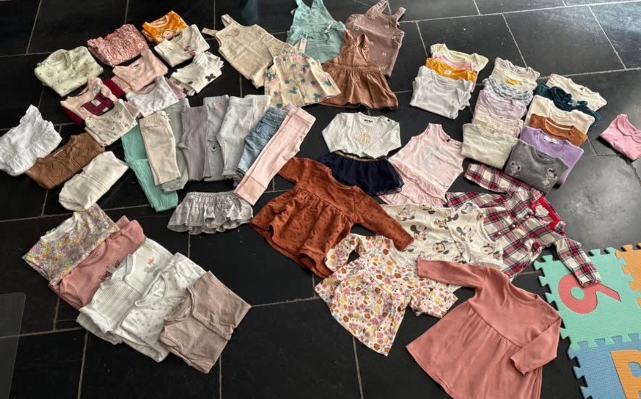 Ensemble de vêtements et accessoires Tailles 62 à 80, Enlèvement, Comme neuf, Fille