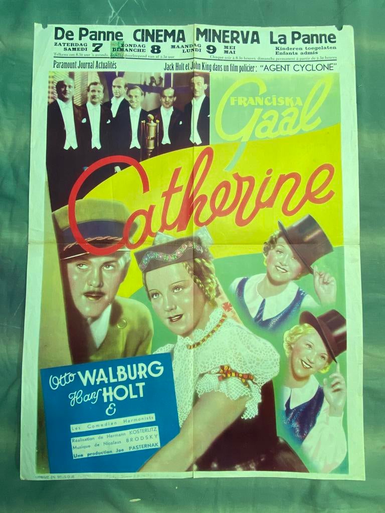 grote oude cinema affiches, Verzamelen, Ophalen, Zo goed als nieuw