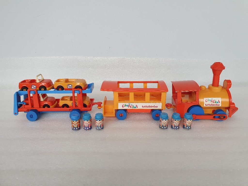 Vintage trein Ciuf Ciuf Tuttobimbo (CRC, made in Italy), Ophalen of Verzenden, Gebruikt