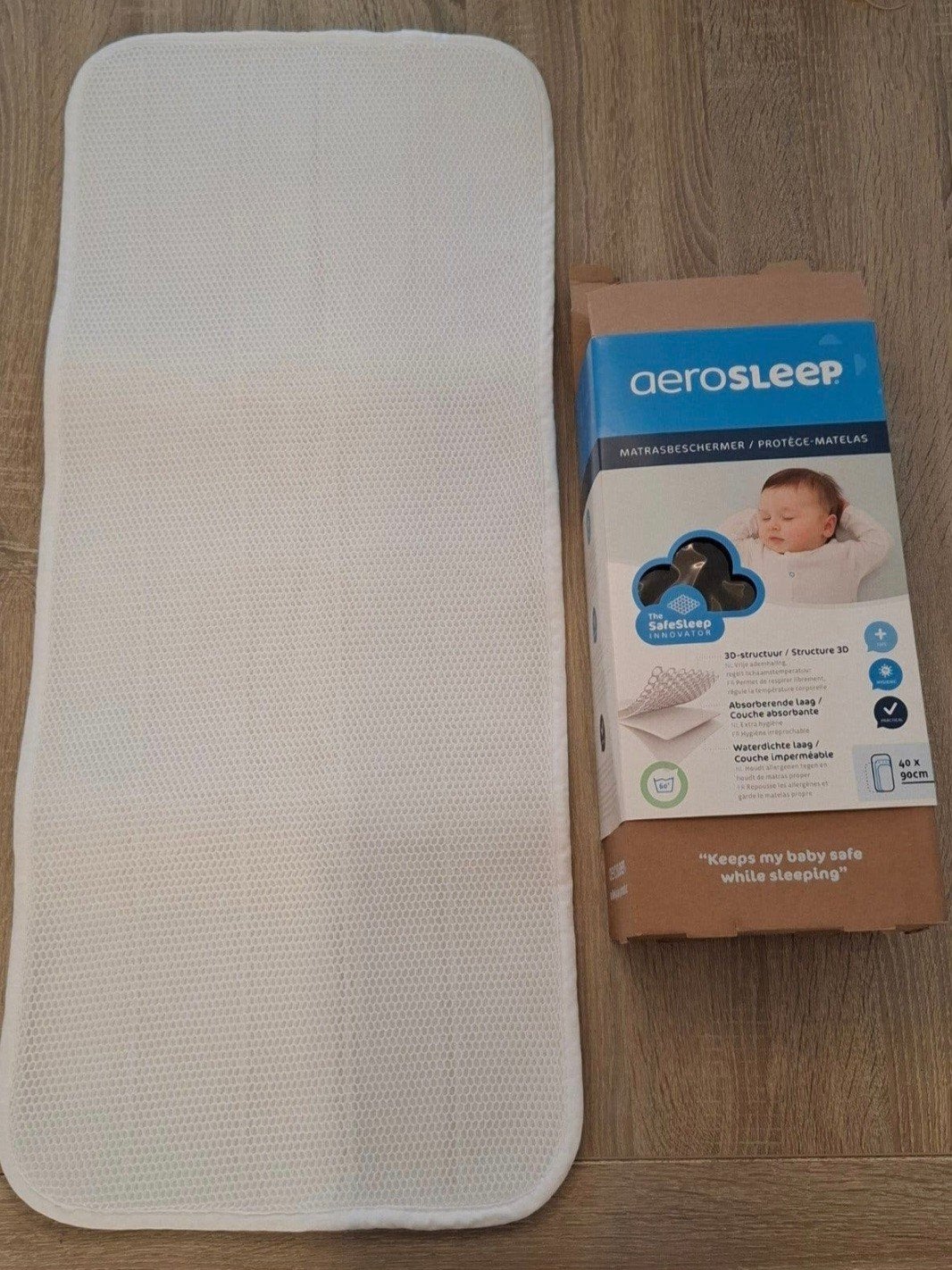 Matrasbeschermer AeroSleep Evolution, Kinderen en Baby's, Ophalen of Verzenden, Wieg, Aerosleep, Matrasbeschermer
