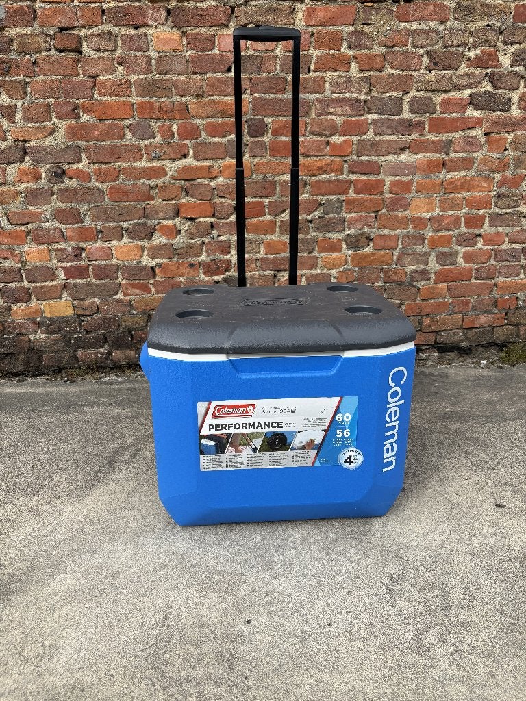 Coleman 60QT koelbox, Caravans en Kamperen, Koelboxen, Ophalen, Zo goed als nieuw, Koelbox, Koelelement
