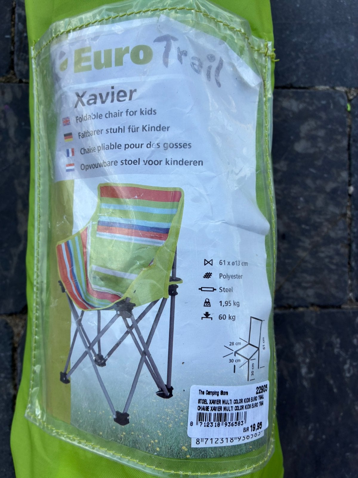 Opvouwbare kampeerstoel voor kinderen, Caravanes & Camping, Meubles de camping, Enlèvement, Comme neuf, Chaise de camping