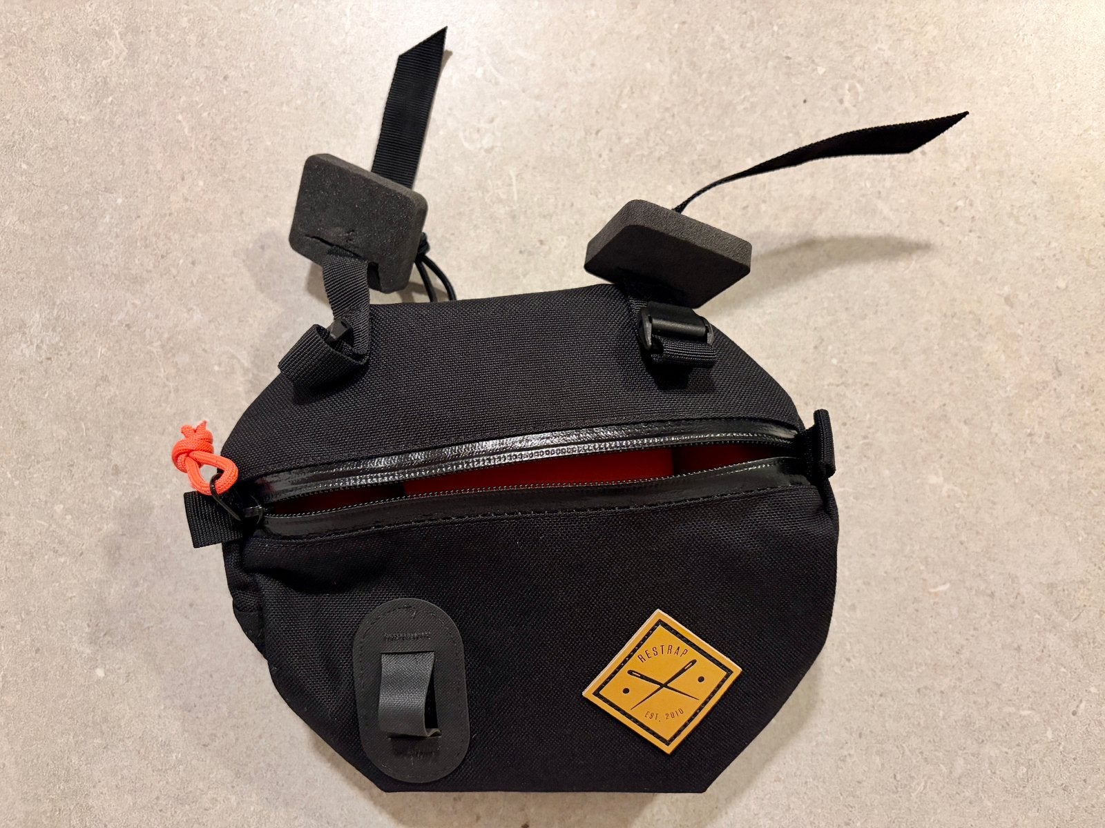 Restrap stuurtasje + top tube tas, Fietsen en Brommers, Ophalen, Nieuw