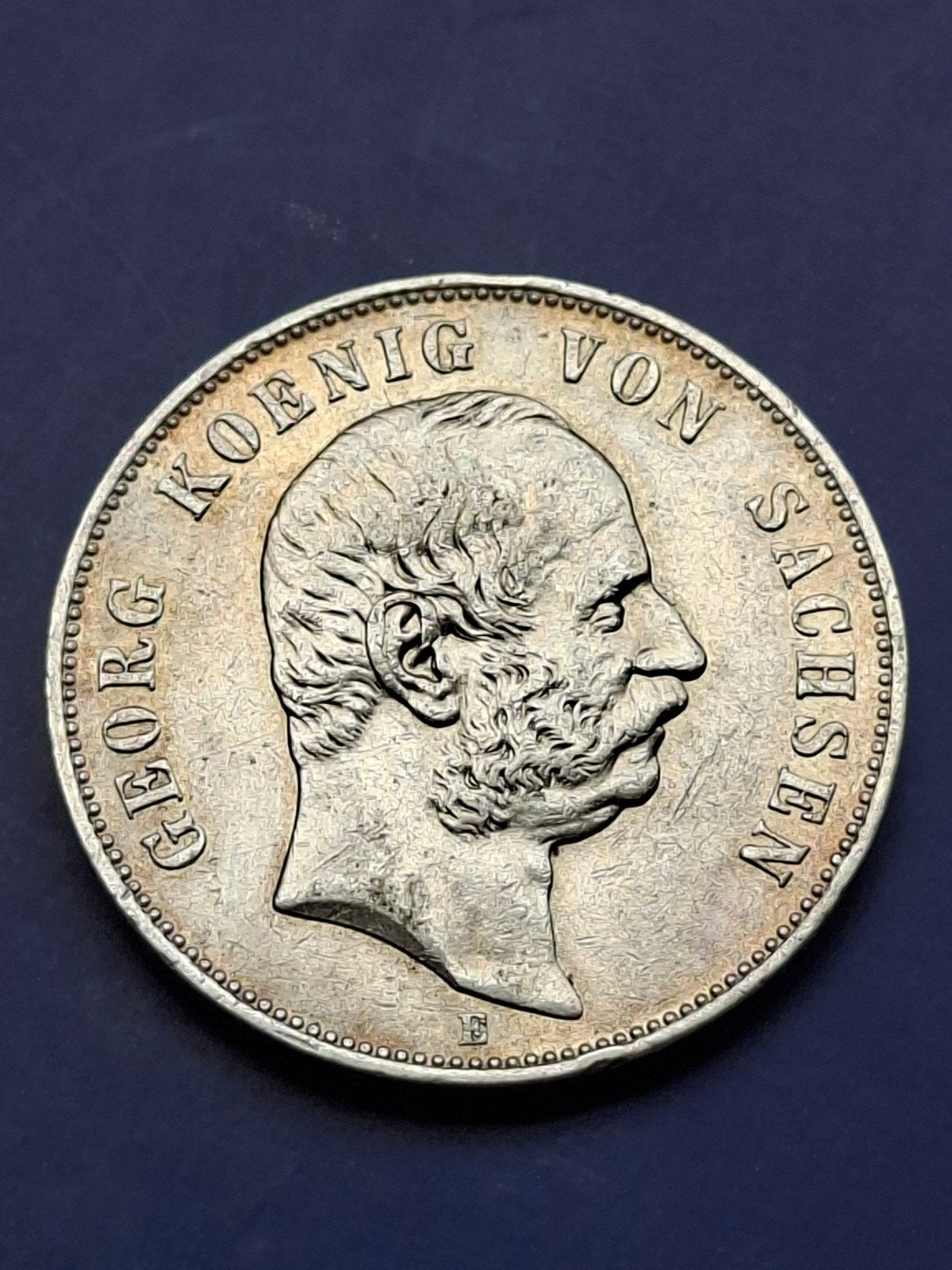 Duitsland. Sachsen. 5 Mark 1903 (tweejarig type), Ophalen