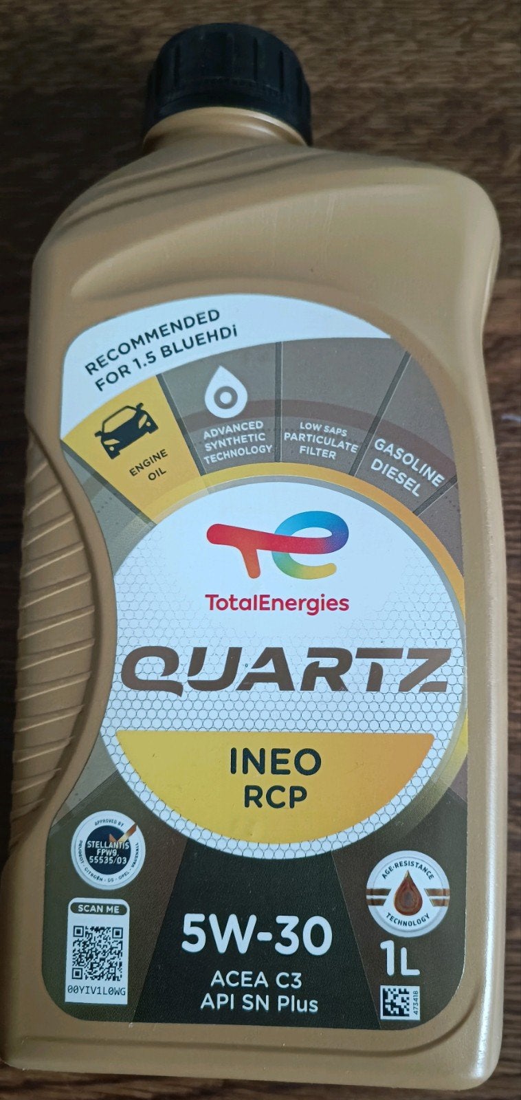 Huile moteur 5W-30 QUARTZ INEO RCP, Autos : Divers, Enlèvement