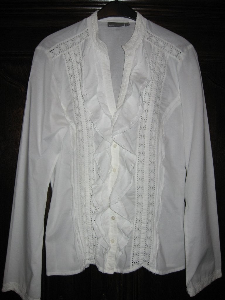 Witte bloes met lange mouwen van Mexx, maat 40 NIEUW !!, Ophalen of Verzenden, Nieuw, Maat 38/40 (M)