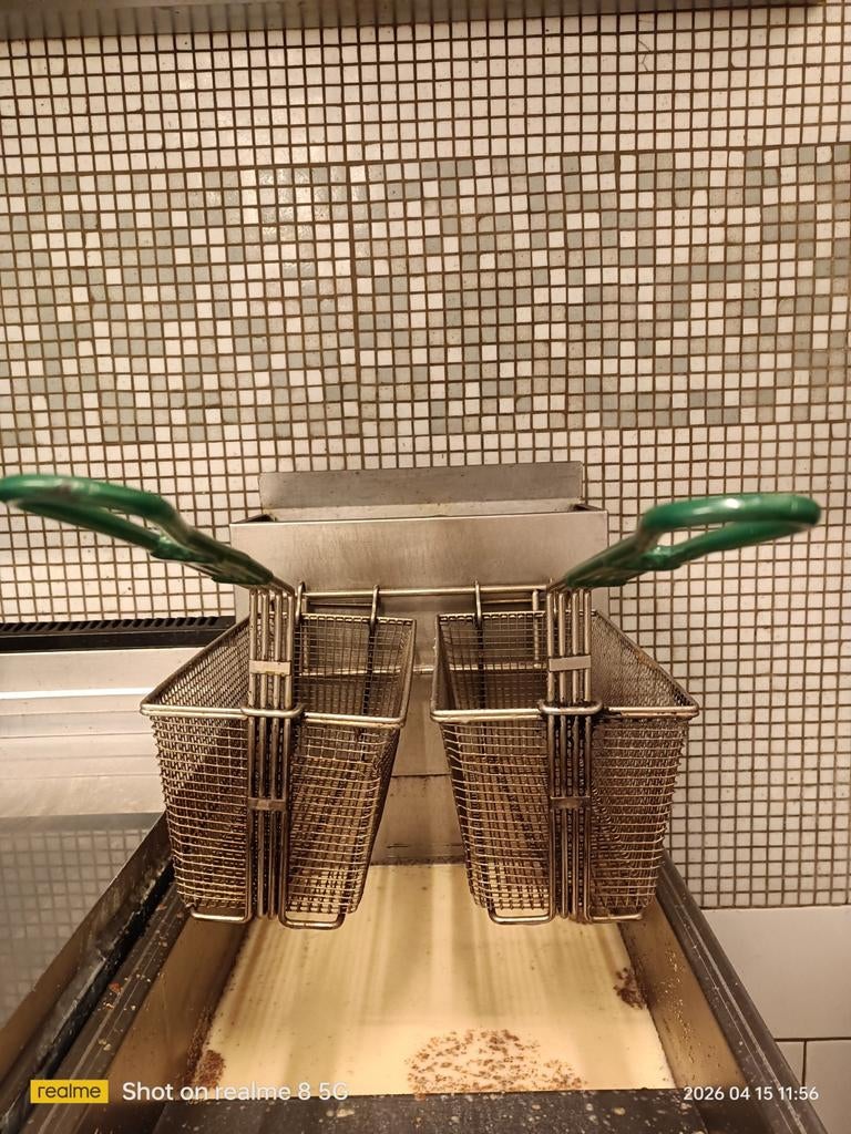 Professionele friteuse, Gebruikt
