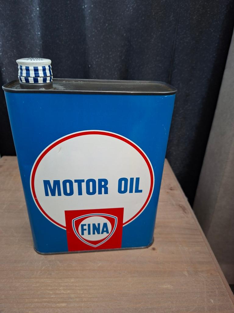 Fina  olie blikken, Collections, Marques & Objets publicitaires, Enlèvement ou Envoi