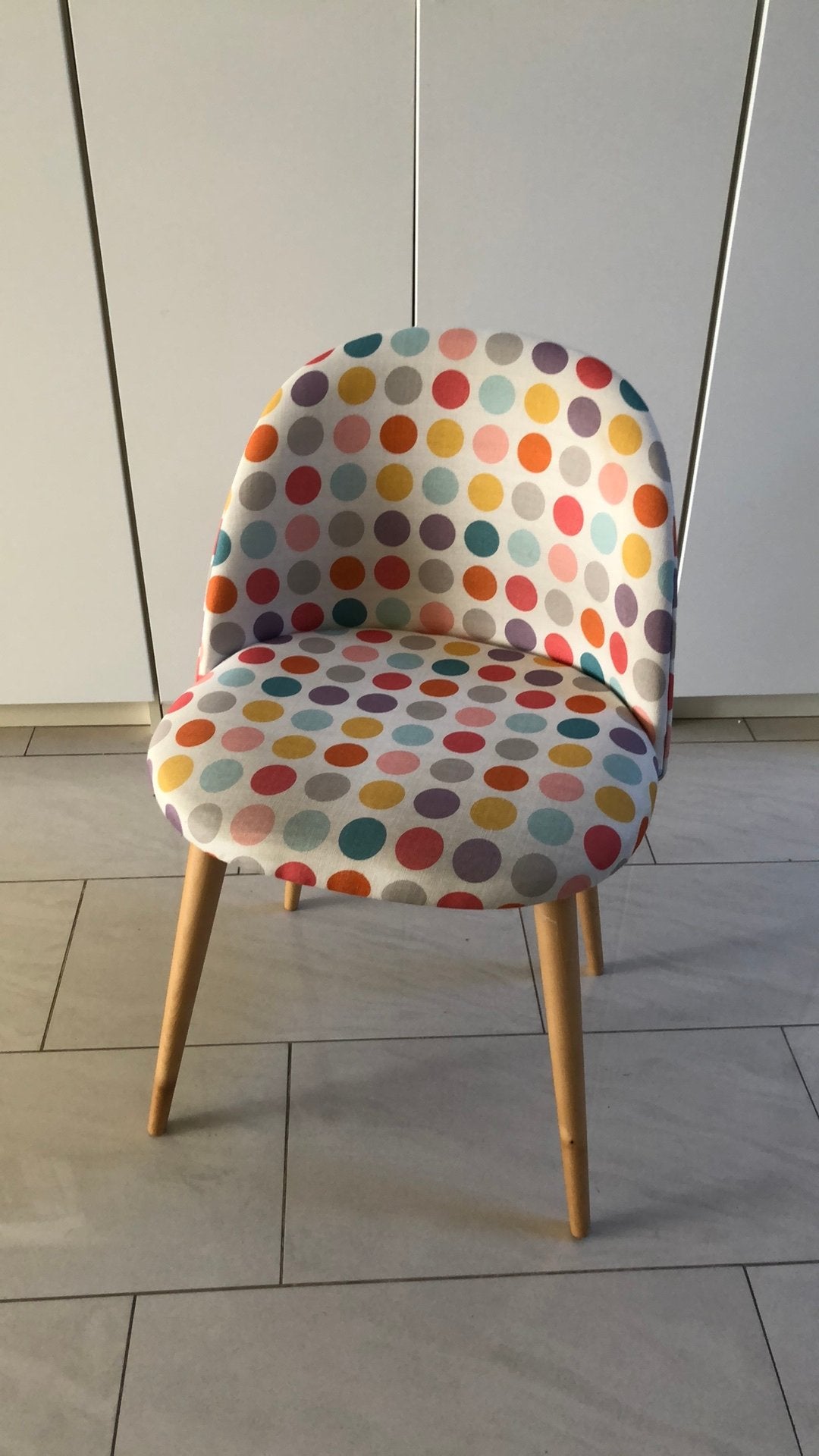 Chaise de bureau en bois et tissus - Maisons du Monde, Enfants & Bébés, Chambre d'enfant | Tables & Chaises, Enlèvement, Utilisé
