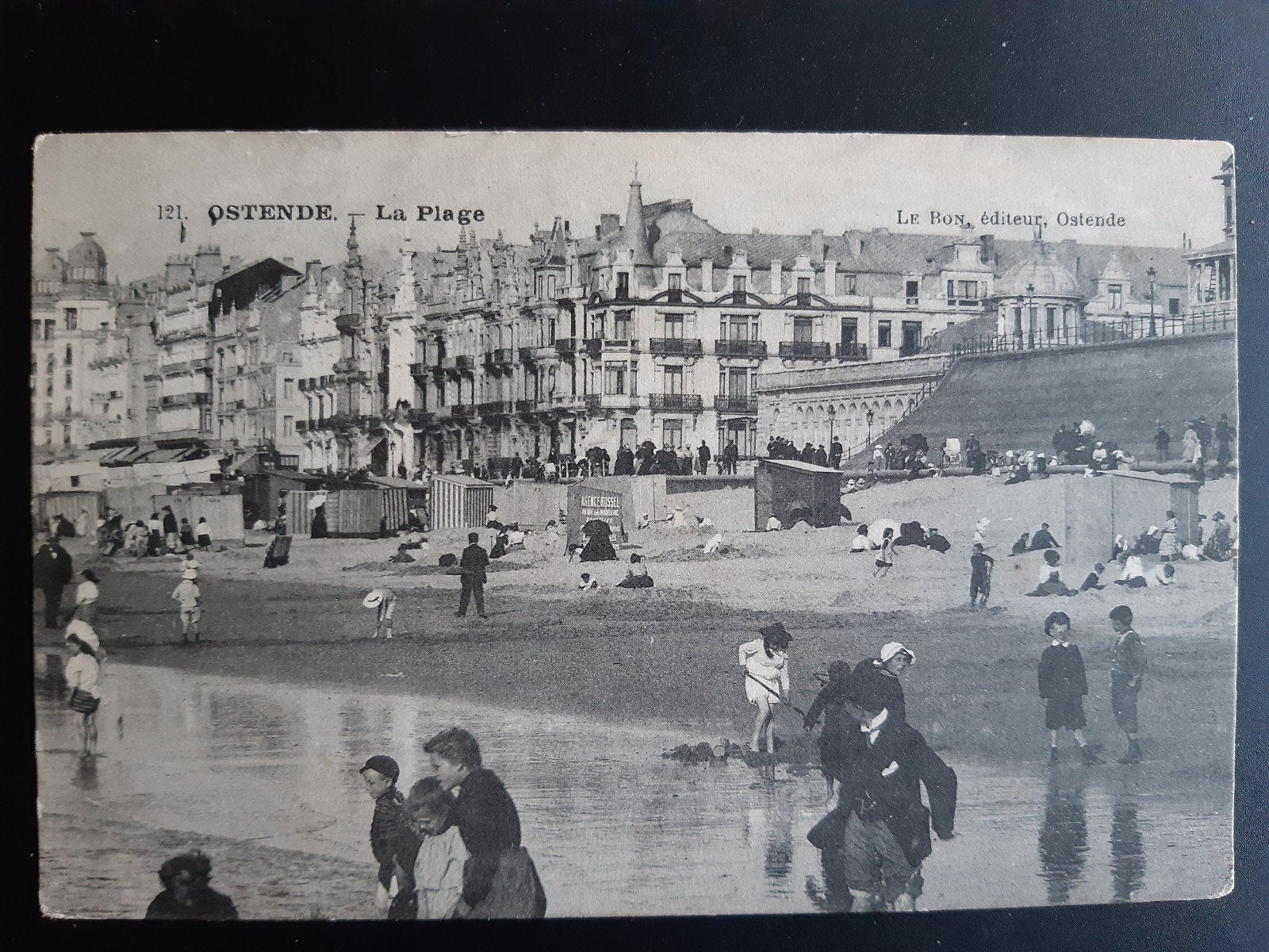 OOSTENDE OSTENDE SUR la plage STRAND 1908, Ophalen of Verzenden