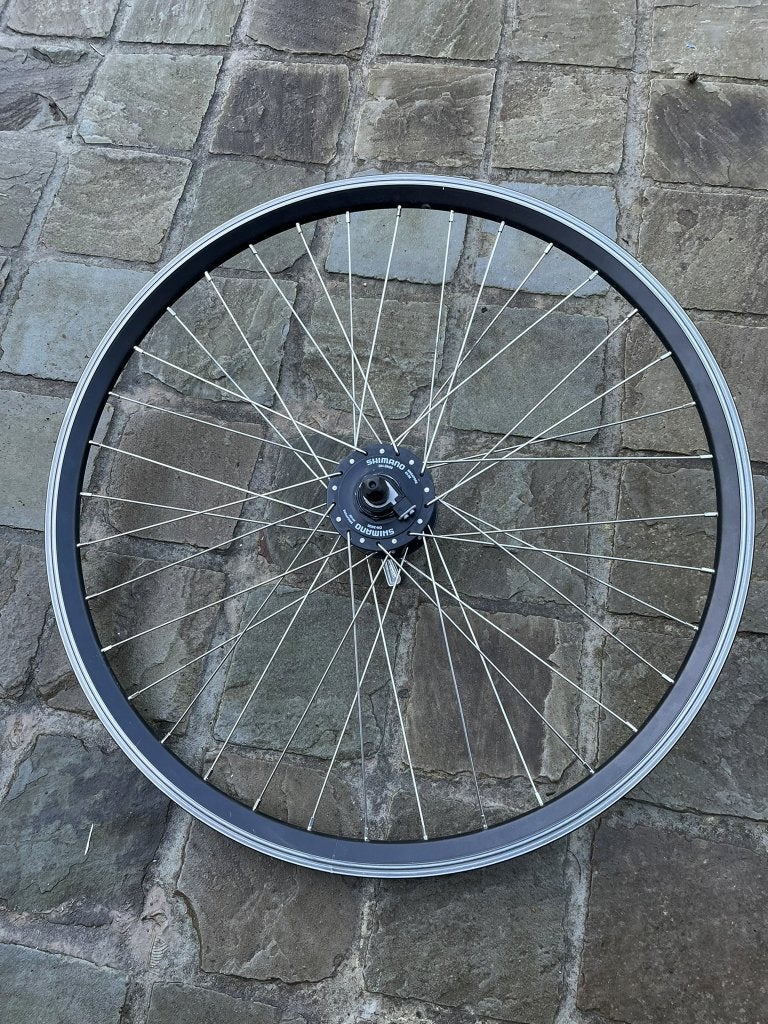 26 inch voorwiel met naafdynamo, Fietsen en Brommers, Wiel, Rodi, Ophalen of Verzenden, Zo goed als nieuw