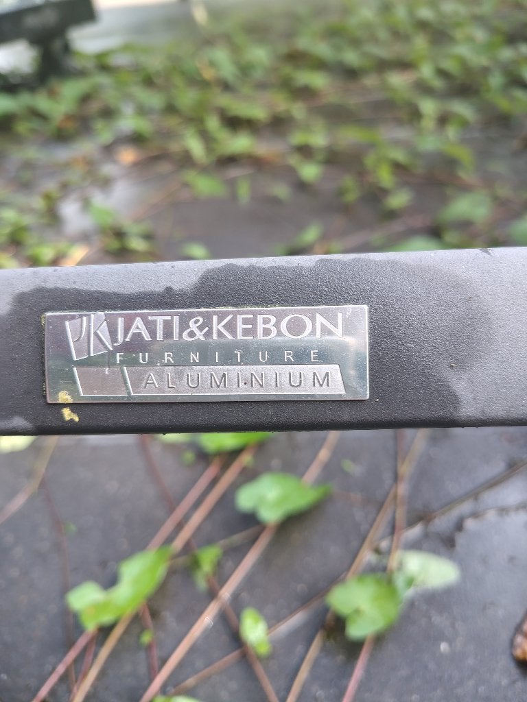 Jati en Kebon aluminium ligbedden, Tuin en Terras, Gebruikt, Aluminium, Tuinset, Ophalen