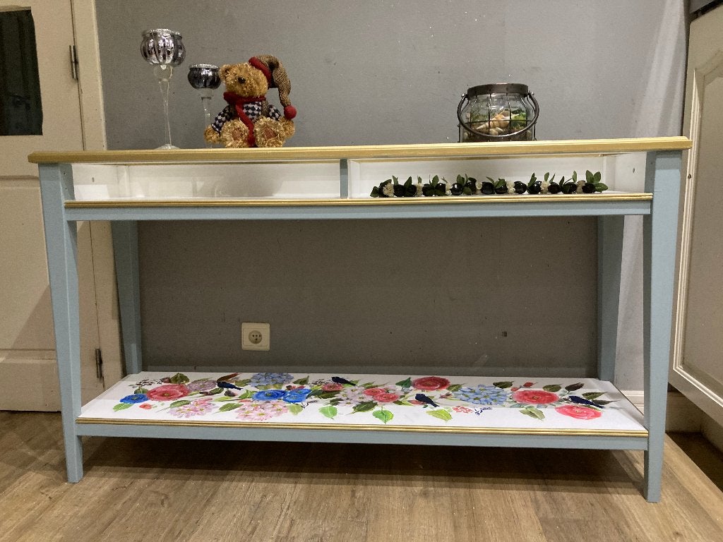 sidetable, Ophalen, 100 tot 150 cm, Overige houtsoorten, Landelijk