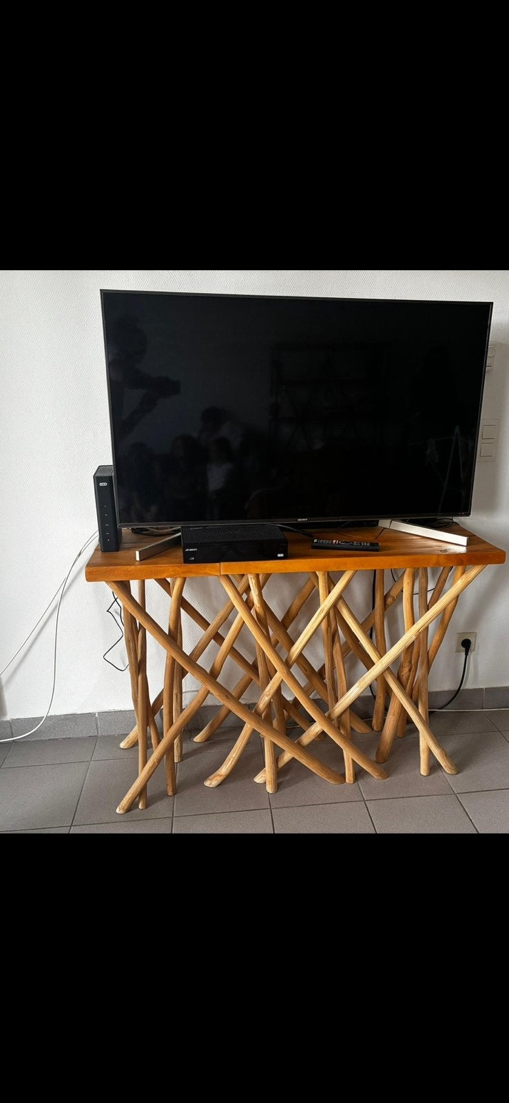 Téléviseur : Sony 49 XF 9005 et meuble, TV, Hi-fi & Vidéo, Télévisions, Enlèvement, Comme neuf, Sony