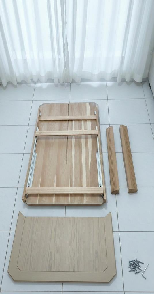 Eettafel, Huis en Inrichting, Tafels | Eettafels, Zo goed als nieuw, Eikenhout, Ophalen