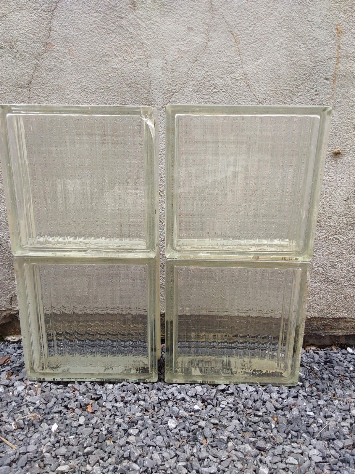 4 glasdallen, Doe-het-zelf en Bouw, Glas en Ramen, Ophalen, Gebruikt, Minder dan 80 cm, Minder dan 80 cm
