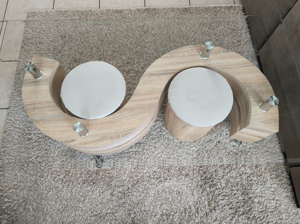 Woonkamertafel, Maison & Meubles, Tables | Tables de salon, 100 à 150 cm, Autres essences de bois, Enlèvement, Utilisé