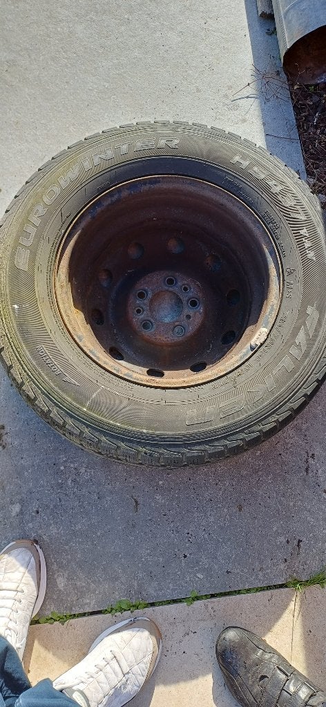 4 Velgen Camper Fiat Ducato, Ophalen, 15 inch, Banden en Velgen, Winterbanden