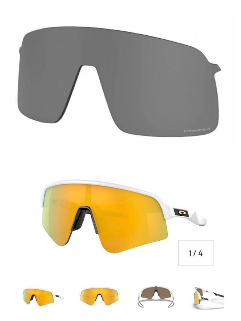 Oakley Sutro Lite Sweep white 24k + extra lens pakket, Ophalen of Verzenden, Zo goed als nieuw