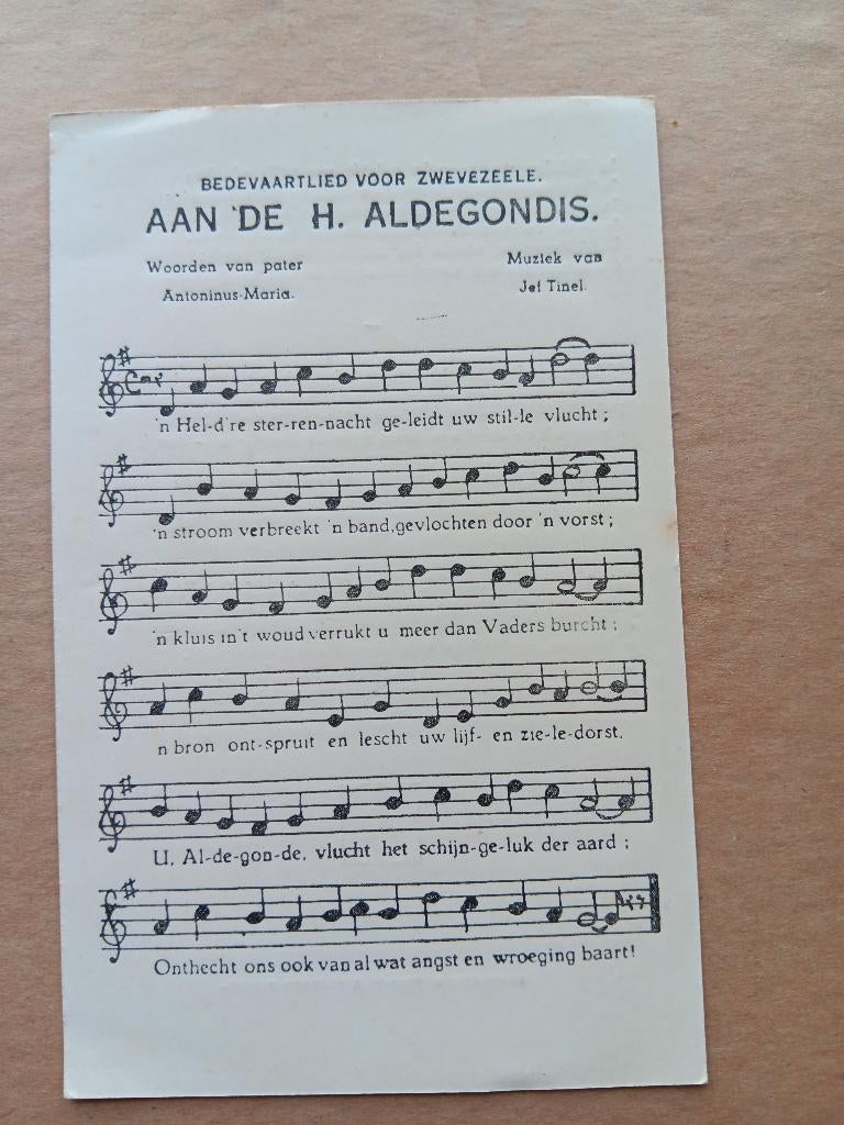 Bedevaartslied Zwevezele, Enlèvement