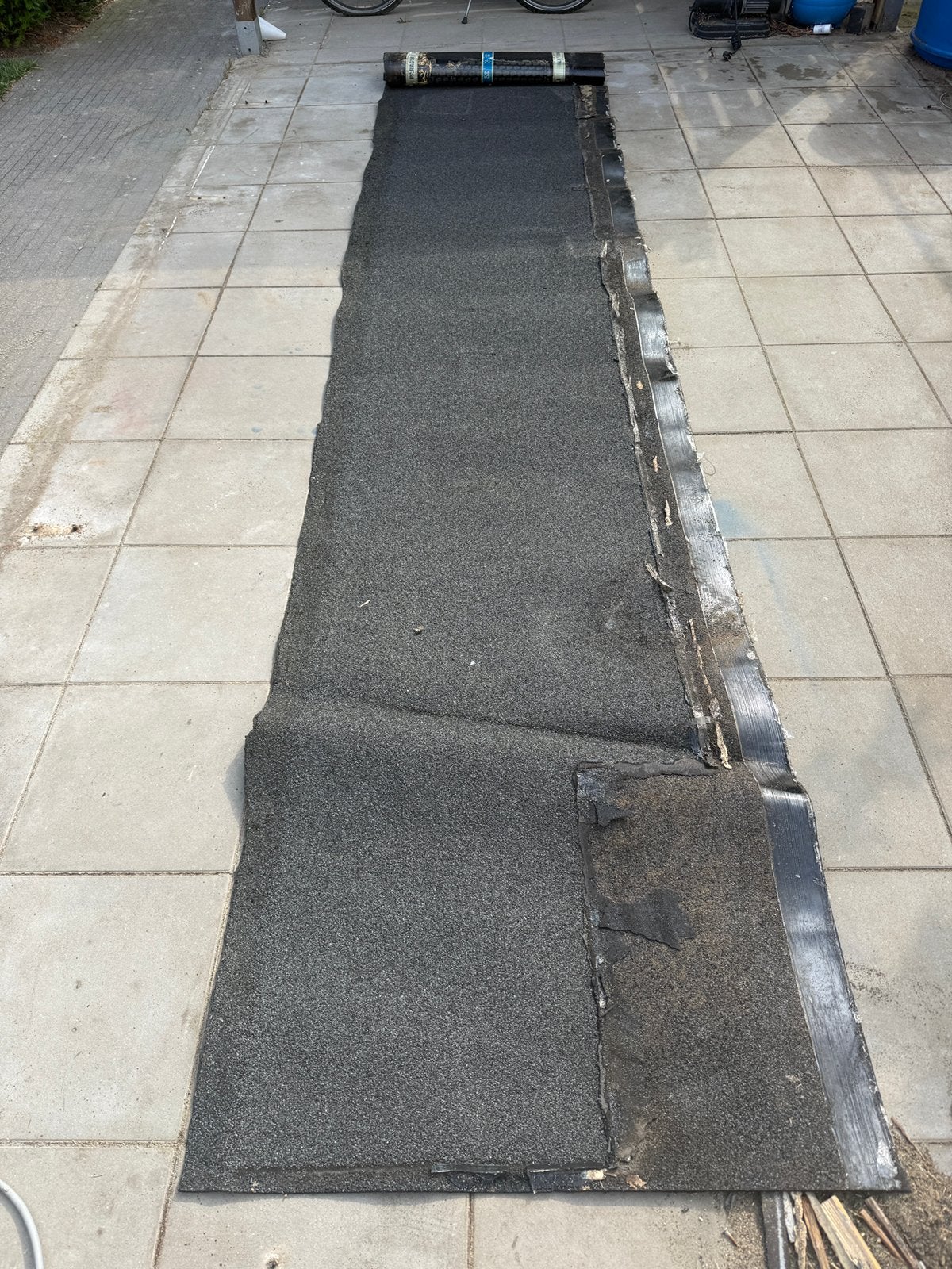 Stukken Roofing, Ophalen, Zo goed als nieuw