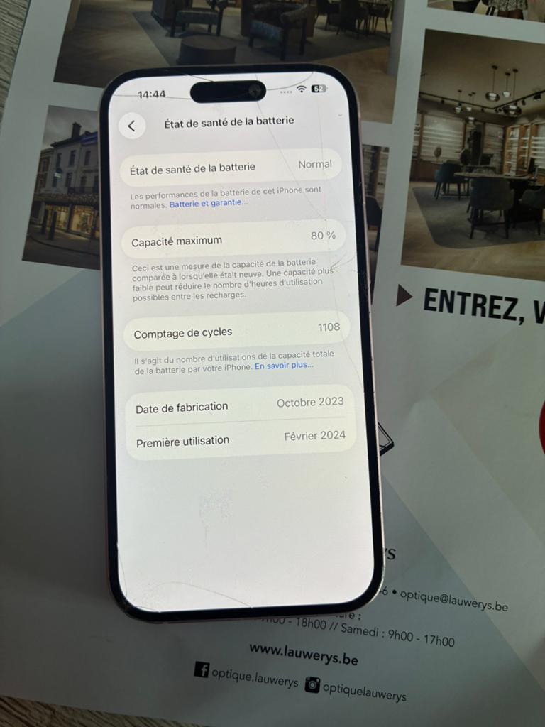 iPhone 15 Rose — 200€ — À saisir !, Enlèvement, Comme neuf, Rose, IPhone 15