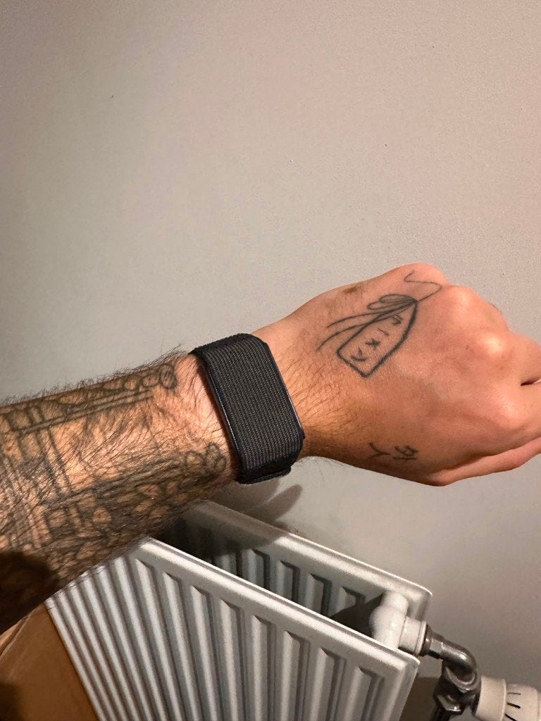 Bracelet connecté Amazfit Helio Strap Noir - État nickel, Handtassen en Accessoires, Smartwatches, Ophalen, Zwart, IOS, AMAZFIT