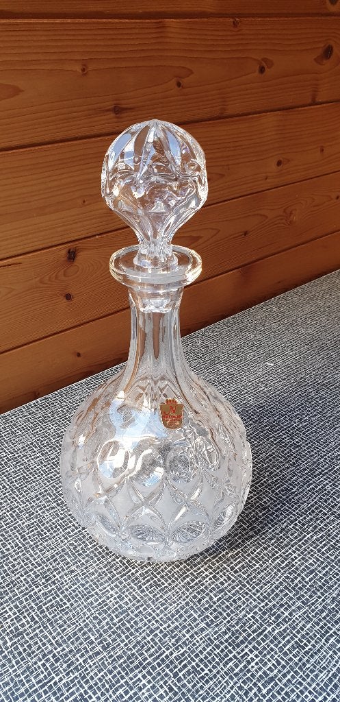 Glazen karaf Kristal Nachmann Germany, Ophalen of Verzenden