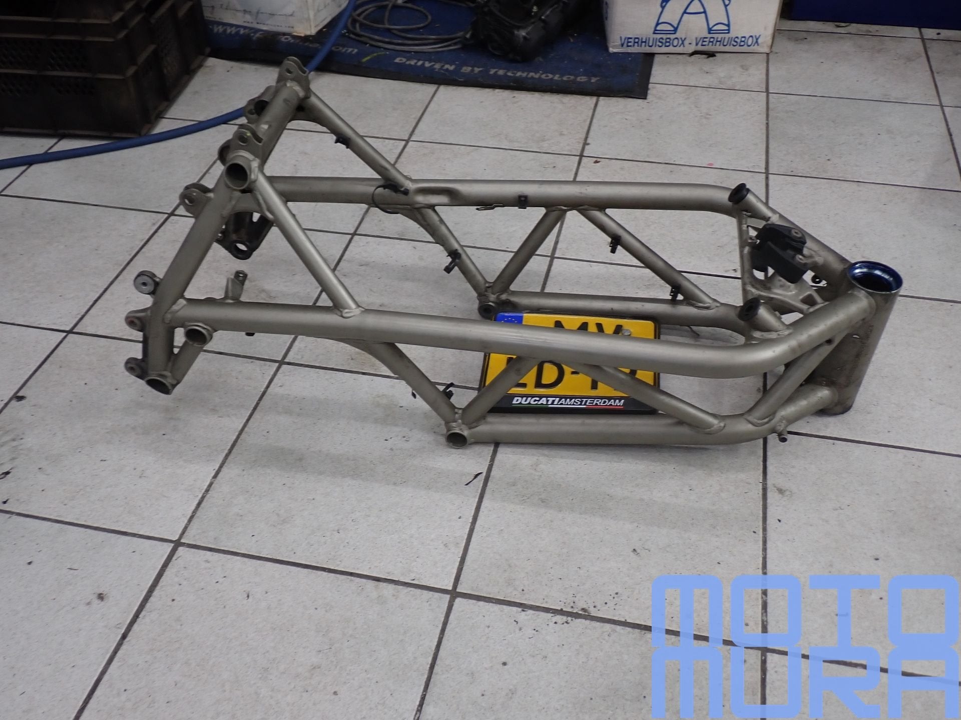 Ducati Streetfighter 1098 S 2009 - 2013 Frame met compleet N, Motoren, Ophalen, -, -, -