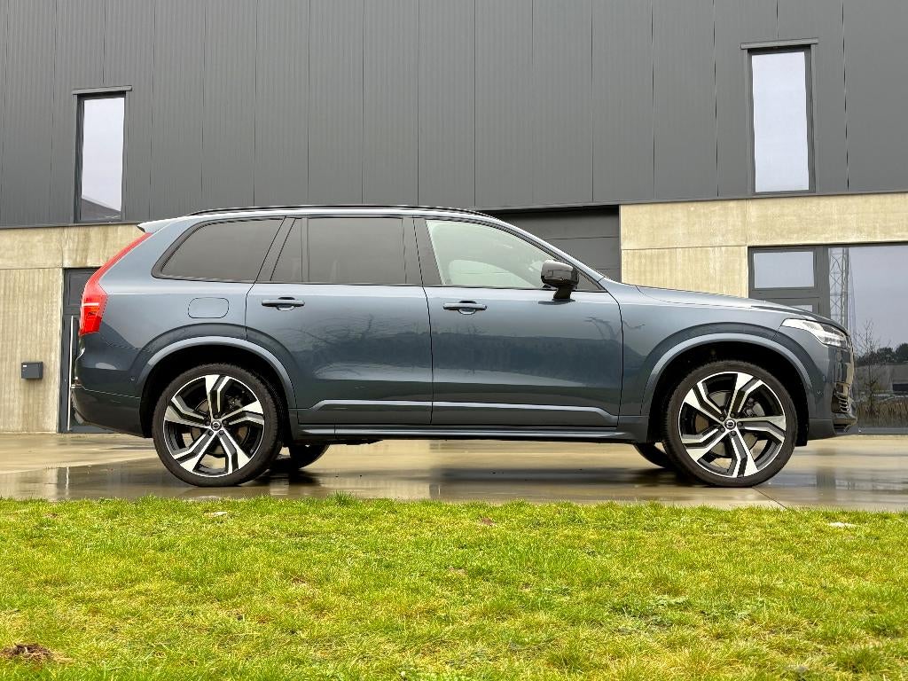 Volvo XC90 T8 AWD Recharge R design the art of travel, Auto's, Euro 6, 4 cilinders, Blauw, 7 zetels
