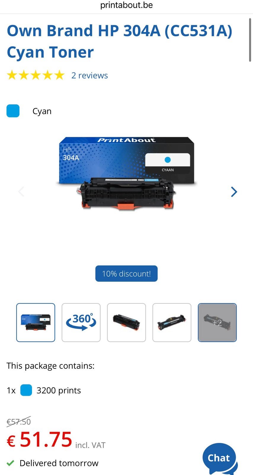 nieuwe verpakking met 4 inktpatronen voor hp 304a (cc533a), Computers en Software, Printerbenodigdheden, Ophalen, Nieuw, Cartridge