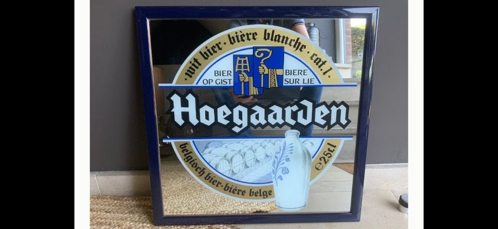 Cadre miroir Hoegaarden 50x50 cm, Enlèvement, Carré