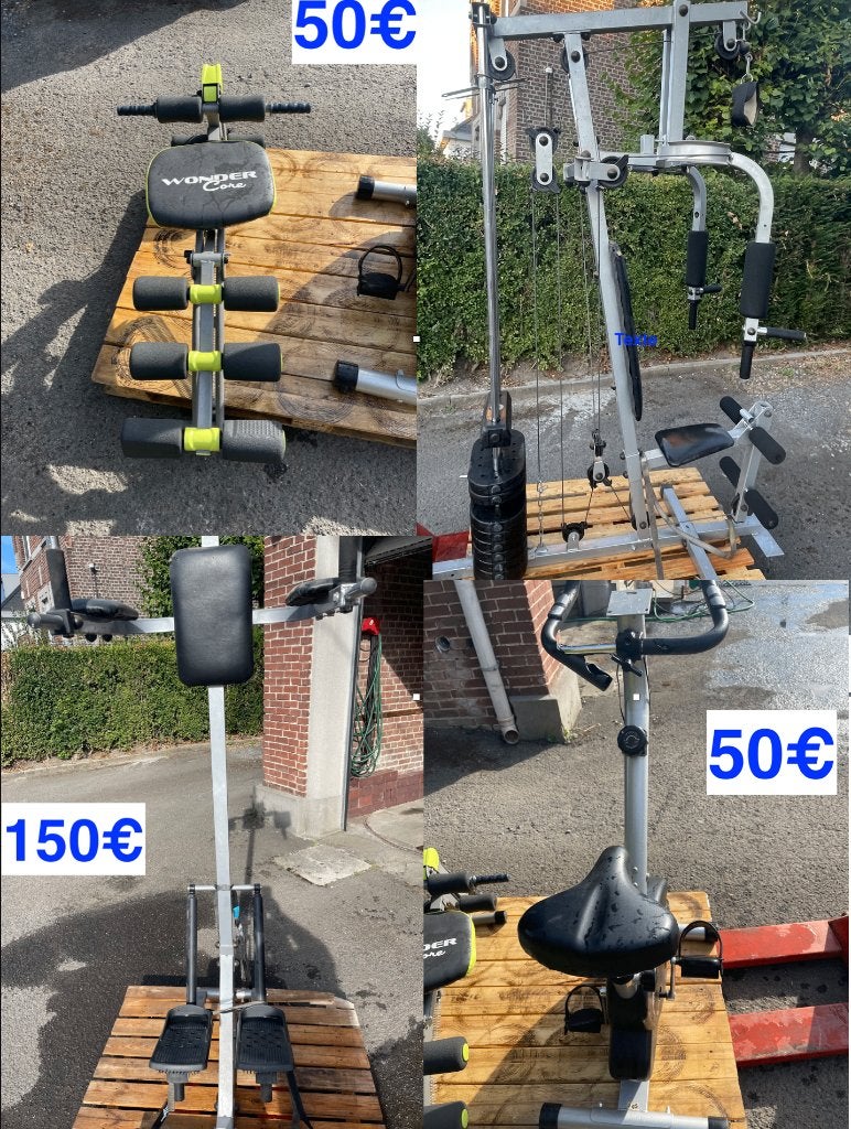 Machine de musculation, Sports & Fitness, Enlèvement, Utilisé, Métal, Dos