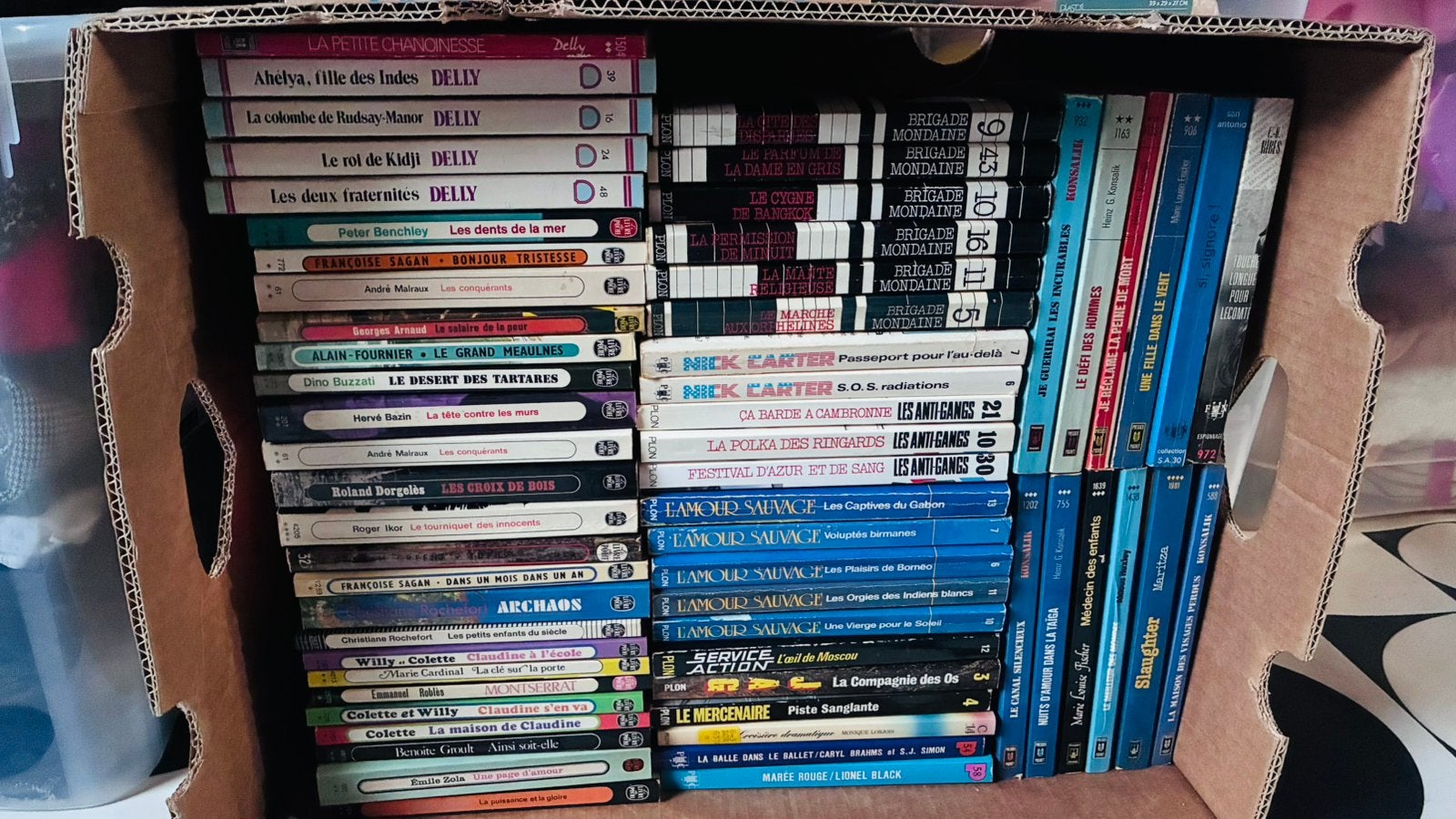 Lot de 60 livres, Enlèvement, Utilisé, Belgique