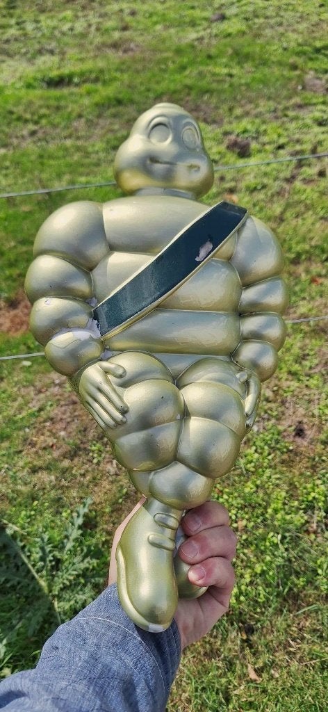 Michelin truck mascotte, reclame pop, bibendum pop😎, Ophalen of Verzenden, Gebruikt, Overige typen