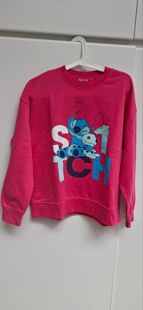 Fucsia sweater dames maat M met Stitch, Ophalen, Zo goed als nieuw, Disney, Trui of Vest