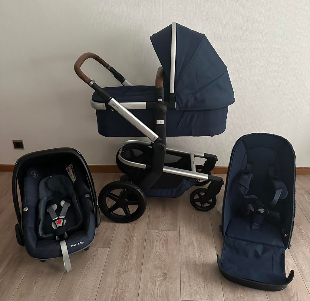 Joolz Day+ Classic Blue 3 in 1 - COMPLEET, Ophalen, Zo goed als nieuw, Maxi-Cosi