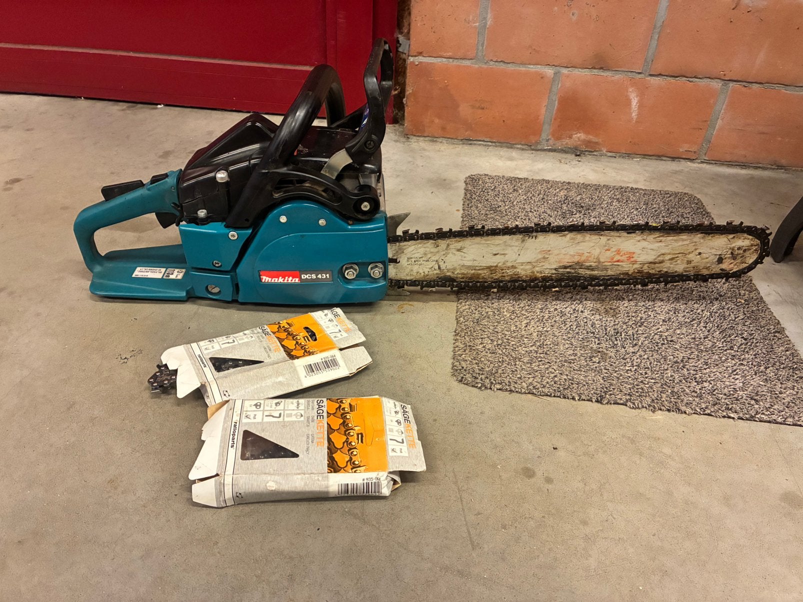 Scie à chaîne Makita DCS 431 (Dolmar 109), Enlèvement, Comme neuf