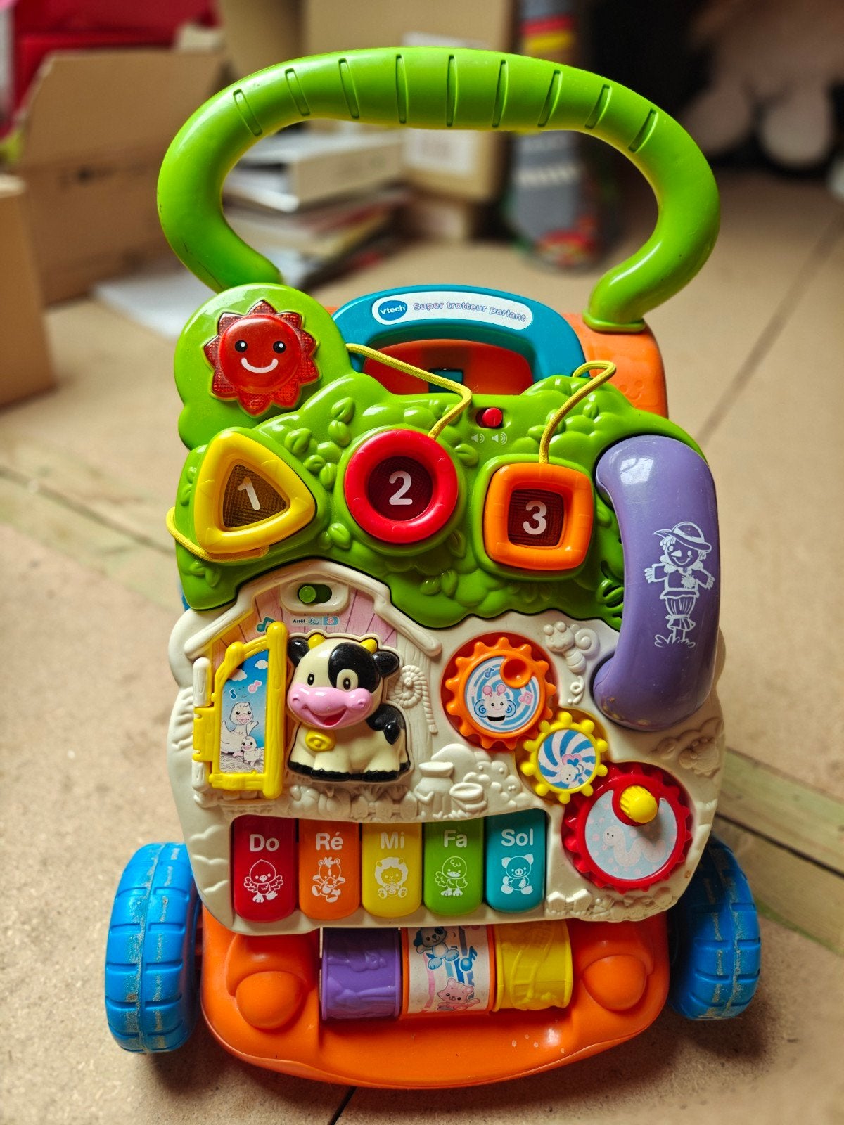 VTech trotteur en parfait état, Enlèvement, Comme neuf, 6 mois à 2 ans