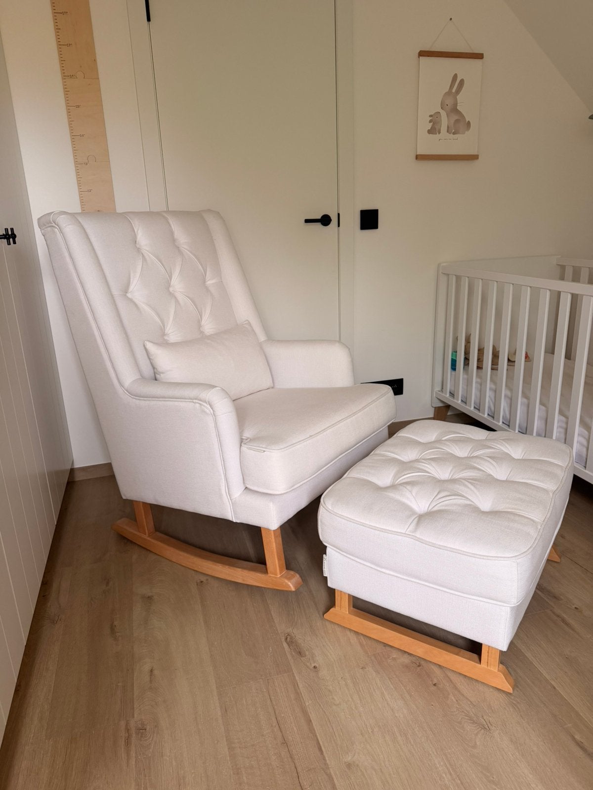 Rocking Chair Royal Rocker met voetenbank, Kinderen en Baby's, Kinderkamer | Complete kinderkamers, Ophalen, Gebruikt, Jongetje of Meisje
