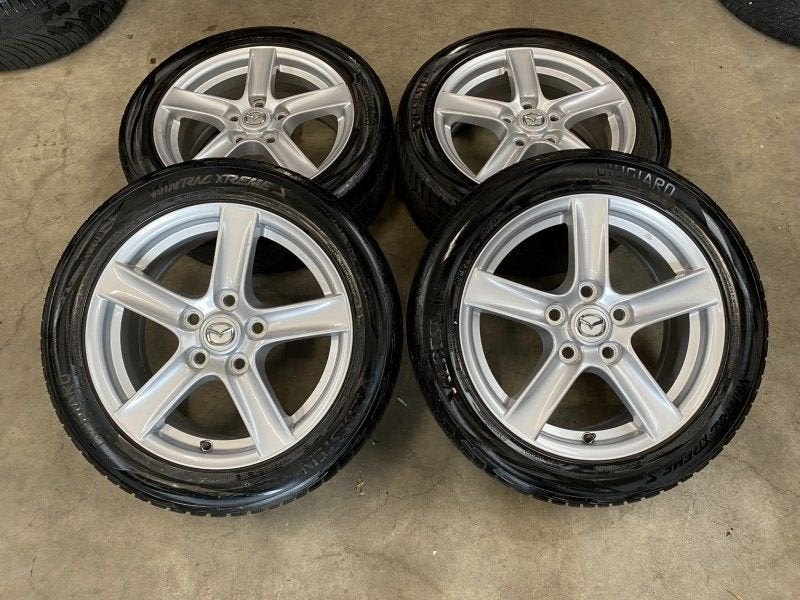 16 inch originele velgen + winterbanden Mazda MX-5 996560656, Autos : Pièces & Accessoires, Pneus et Jantes, Pneus hiver, 16 pouces