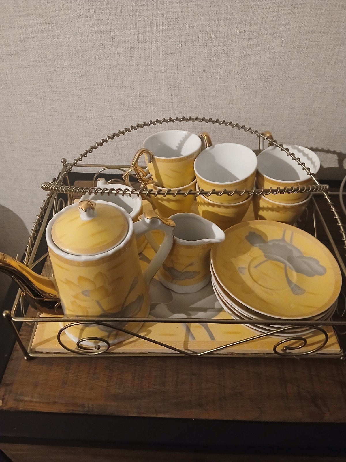 vintage theeservies, Ophalen