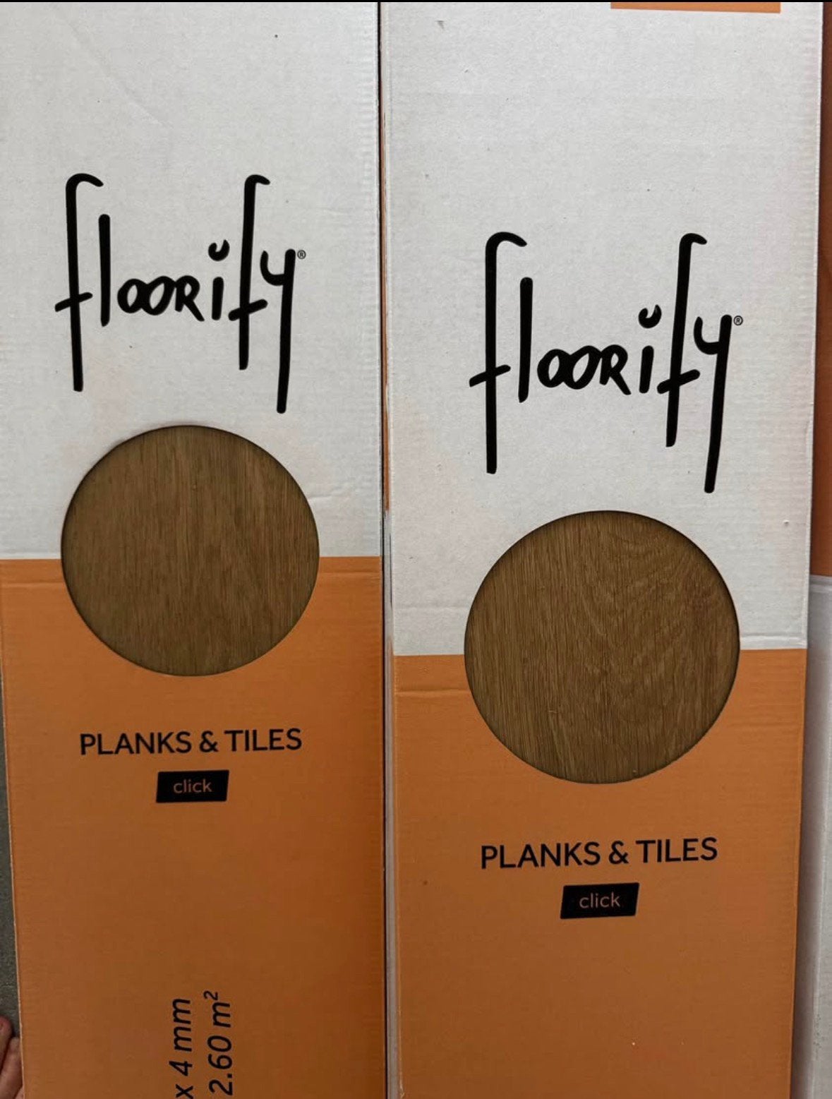 Floorify PVC vloer apple crumble 23,4m2, Ophalen
