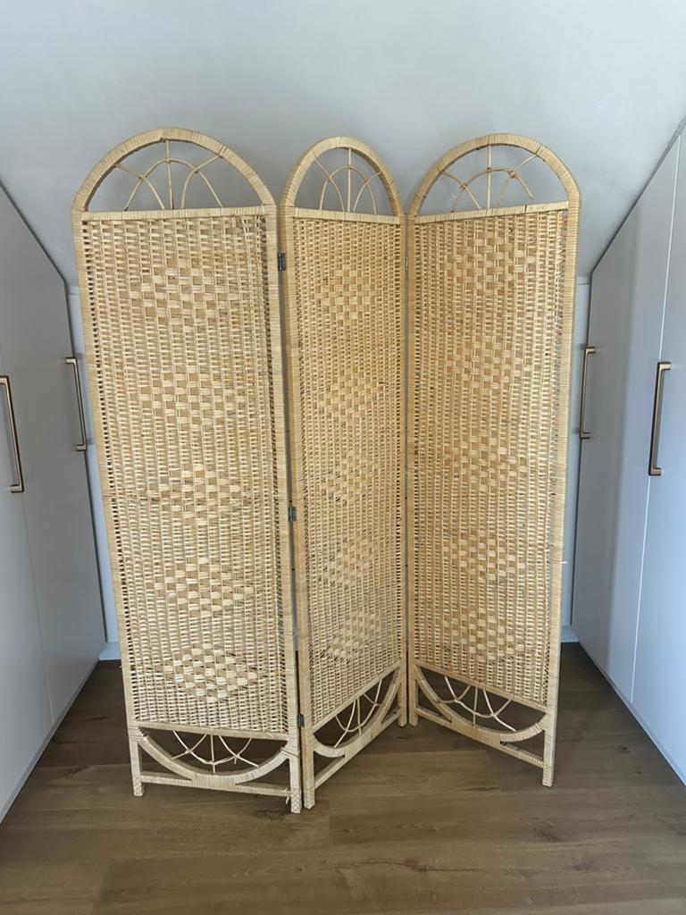 Rotan kamerscherm / roomdivider, Enlèvement, Comme neuf