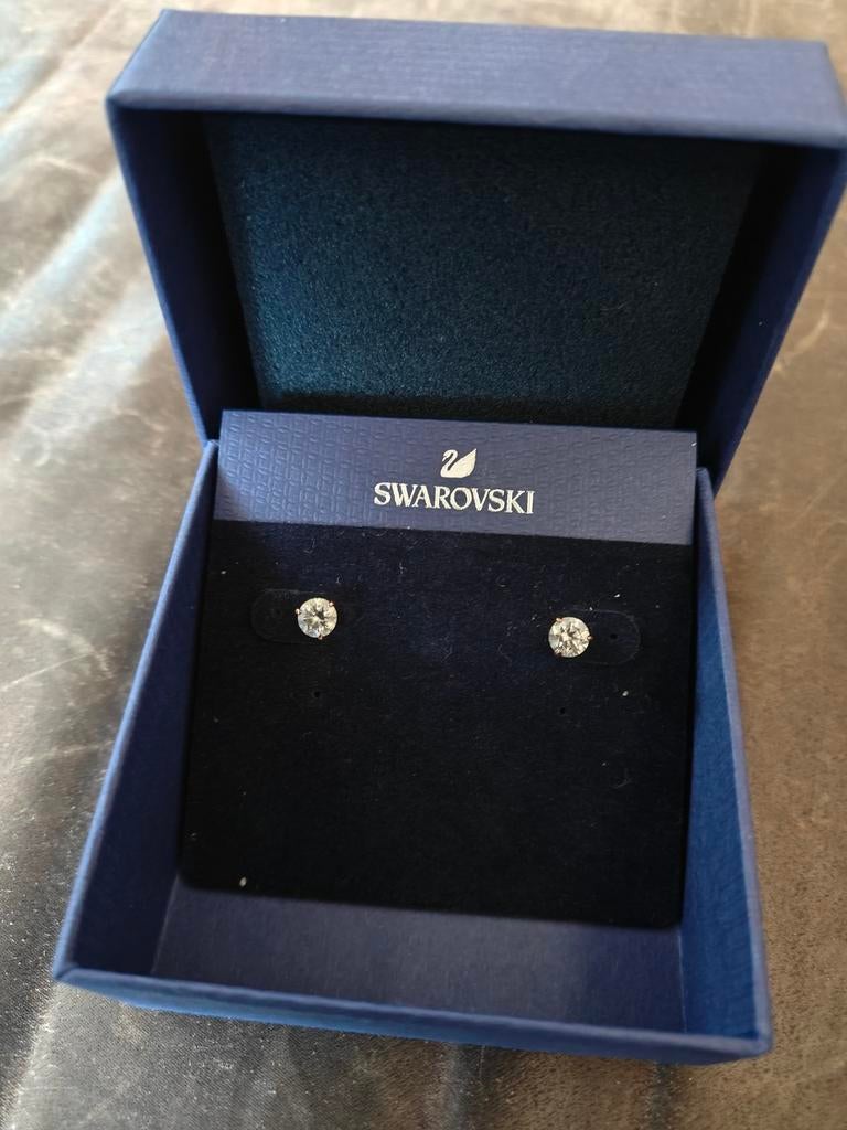 Swarovski Authentic oorbellen rose goud, Ophalen, Goud, Goud