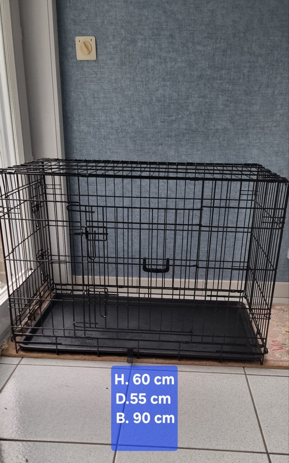 Bench, Animaux & Accessoires, Maisons pour chiens, 75 à 110 cm, Comme neuf, Enlèvement, Moins de 65 cm